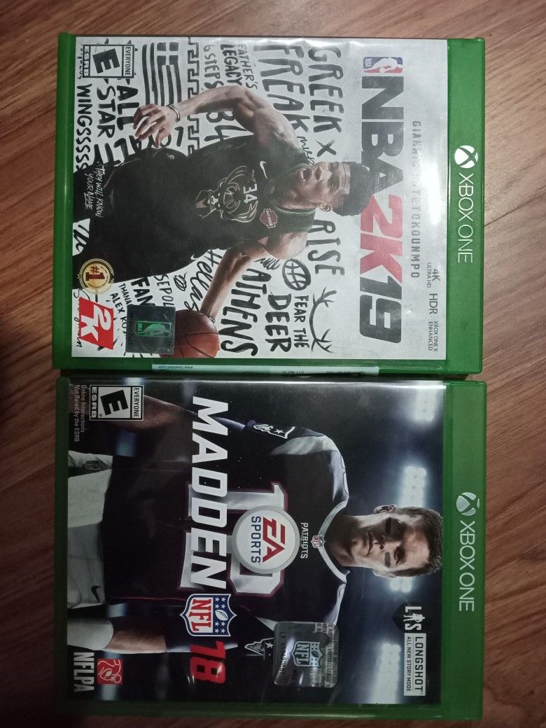 Xbox Series X And Xbox One Compatible Madden And NBA Games Bundle