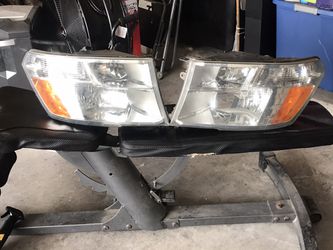 Stock Headlights, taillights, clearance lights, two piece driveshaft