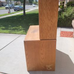 Oak Student Desk Without Hutch
