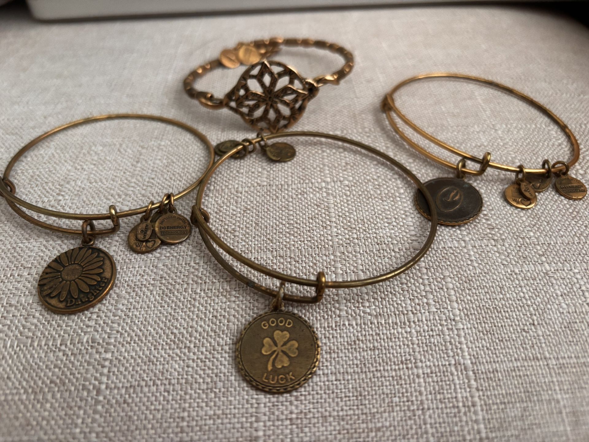 Alex and Ani Gold Bracelet Bundle