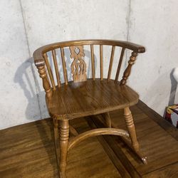 Small Wood Rocking Chair
