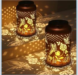 Solar butterfly lanterns (2pk)