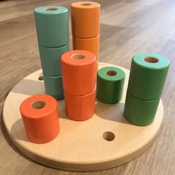 Lovevery Wooden Stacking Pegboard