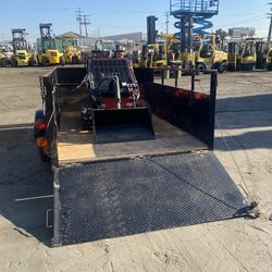 2024 Agt Walk Behind Skid Steer W/trailer  Brand New 