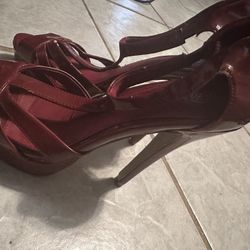 Red Heel $10 Size 8 