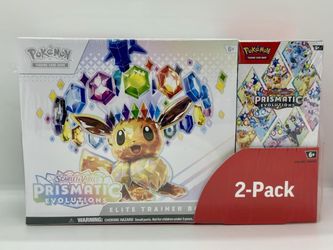 Costco Pokemon Prismatic Evolutions 2-Pack Trainer Box and Booster Bundle