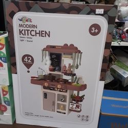 Kids Modern Play Kitchen 