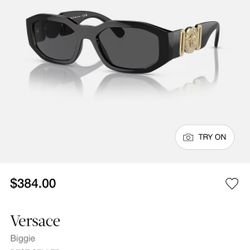 Brand New Versace Biggie Sunglasses