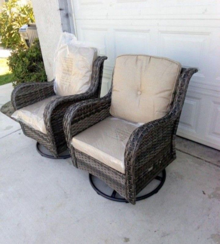 Brand New Patio Chair Set Patio Rocking Chairs Brand New Patio Furniture Outdoor Furniture Patio Rocking Swivel Chairs 🆕