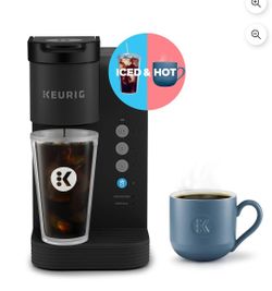 Keurig K-Express Essentials Plus, Iced and Hot Single-Serve K-Cup Pod Coffee Maker, Black
