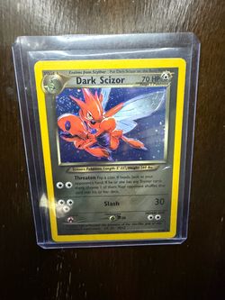 Pokémon Dark Scizor 9/105 Holo Neo Destiny WOTC 2002 Vintage Rare SWIRL NM