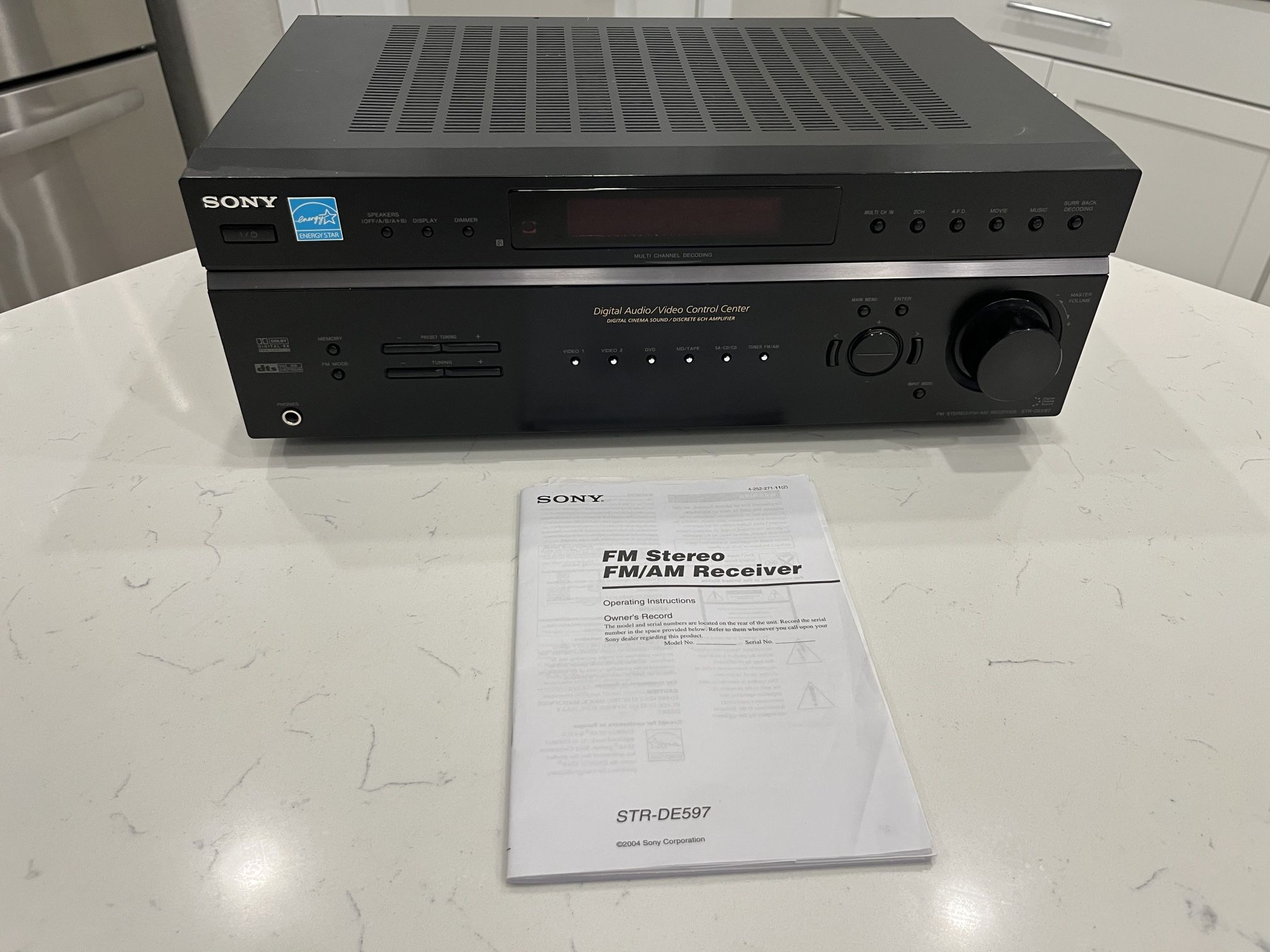 Sony STR-DE597 Surround Sound Receiver