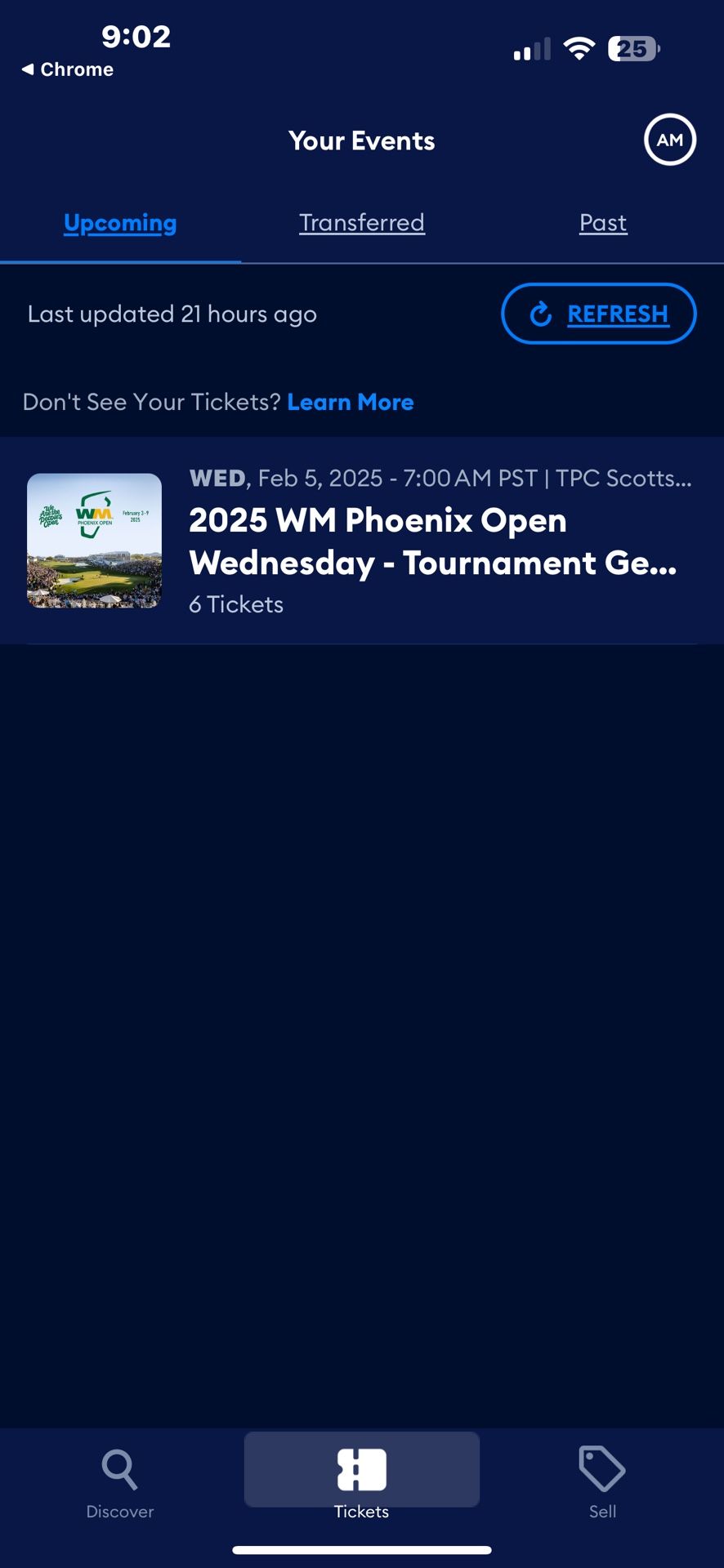 4 Waste Management Tickets Wednesday All For $280