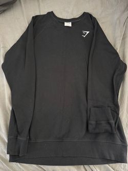 Gymshark Black Crew Neck Sweatshirt