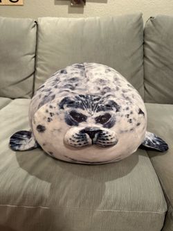 Chubby Blob Seal Pillow Approx 24" Head to Toe