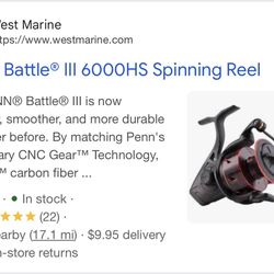 Penn battle 6000hs on shimano trevala jigging rod
