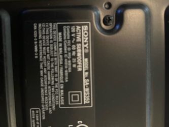 Sony SA-WS350 Active Subwoofer