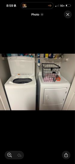 washer and dryer