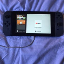 Nintendo Switch with games