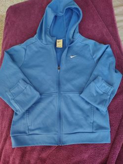 Nike zip up hoodie LG kids