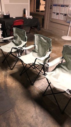 3 beach folding chairs $15 for all 3 or $5 each