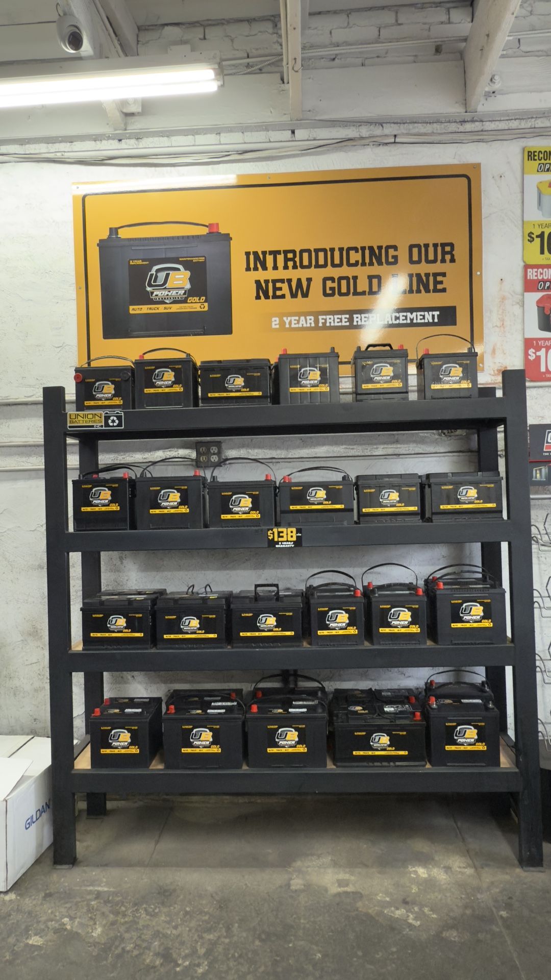 UB gold Batteries for sale!