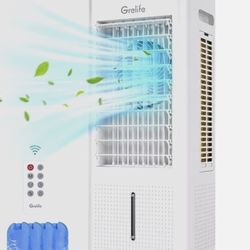 Grelife Evaporative Portable Air Cooler Fan Remote Control LE-AC001 4 Ice Packs