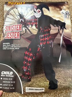 Halloween Costume Sinister Jester for child