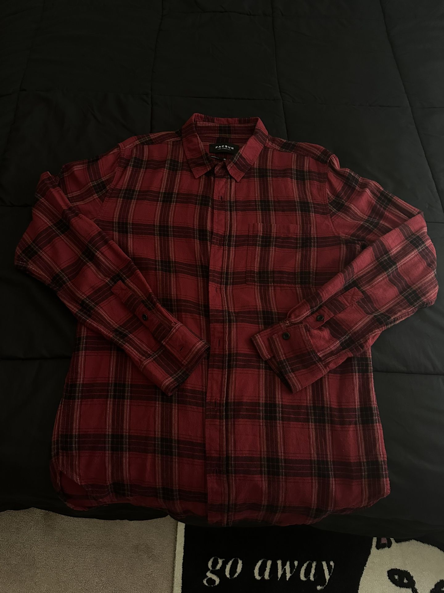Mens Flannel Shirt Medium Pacsun