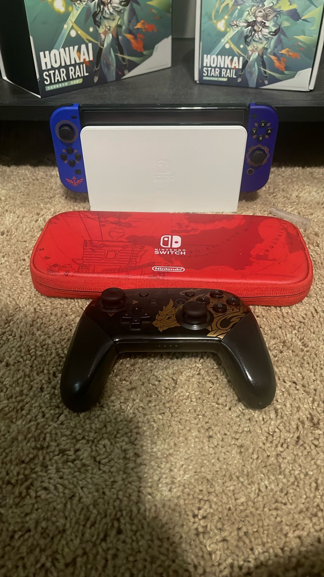 Nintendo Switch Oled With Pro Controller
