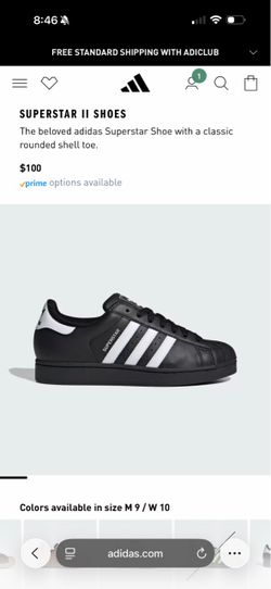 New!!! Adidas Superstar II Shoes
