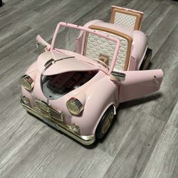 OG Our Generation Pink Retro Convertible Cruiser Any 25” Dolls! FM Radio Large