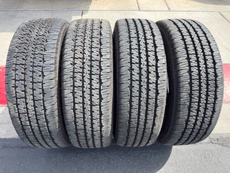 4 Firestone AT tires 245/75/17 tires load range e