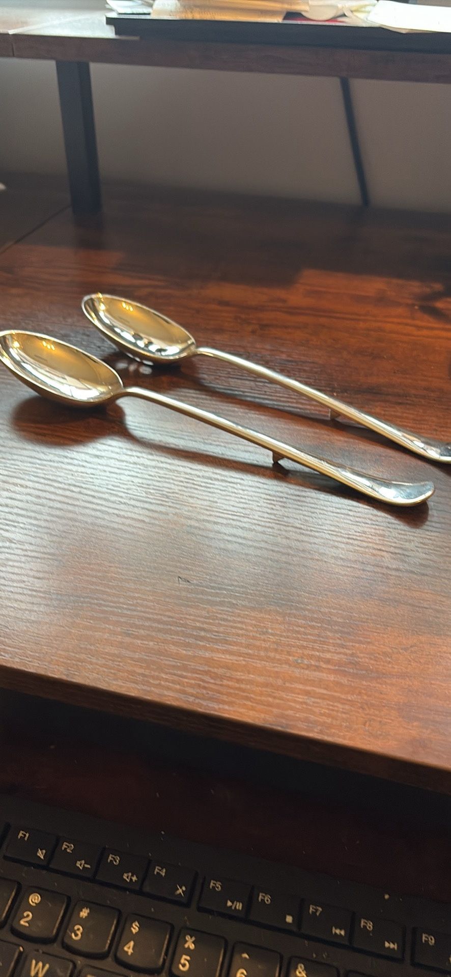 Serving Spoons with Caddy Rest - set of 2