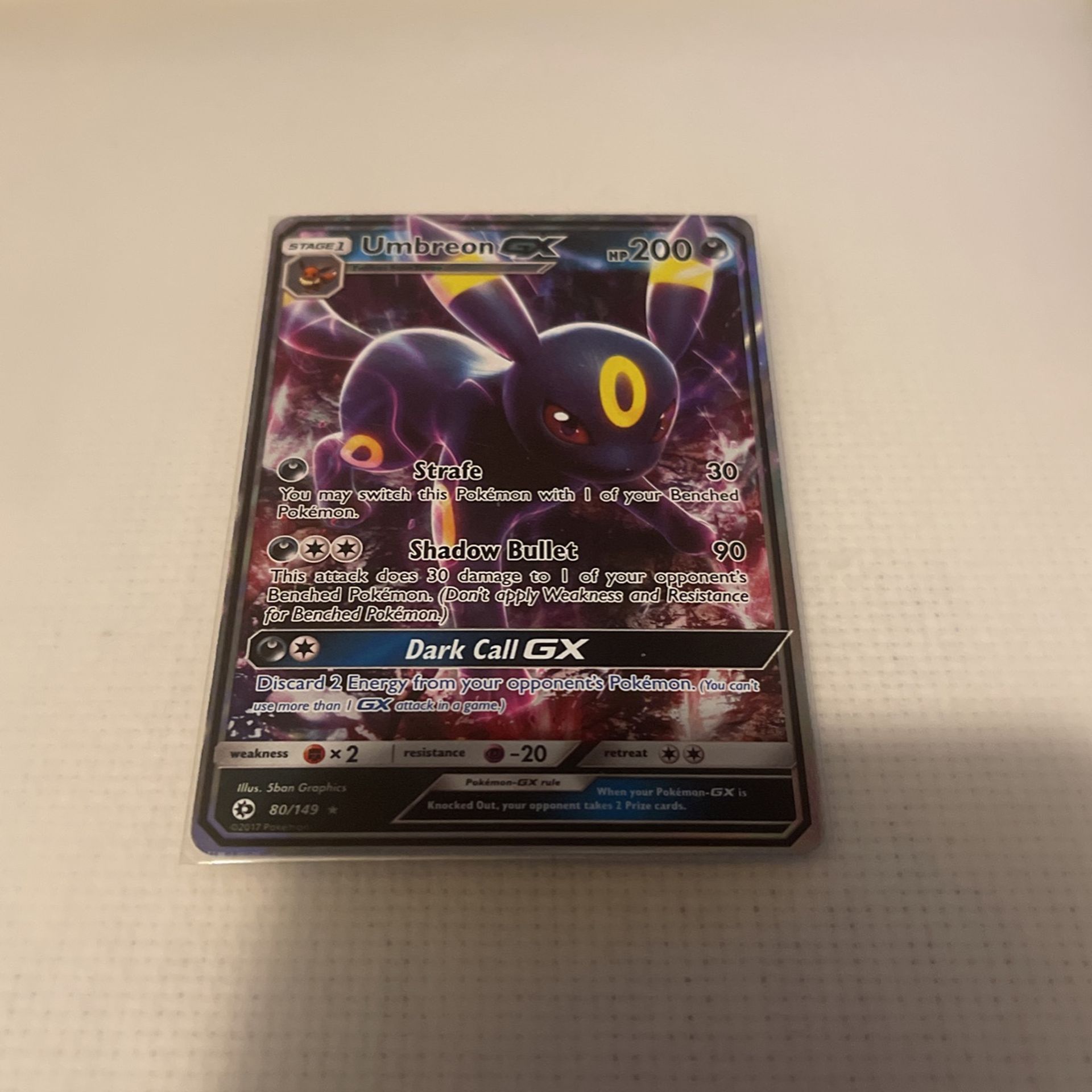 Pokémon Umbreon GX 80/149