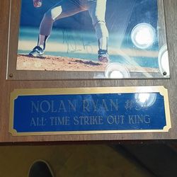 Nolan Ryan Autograph  Picture