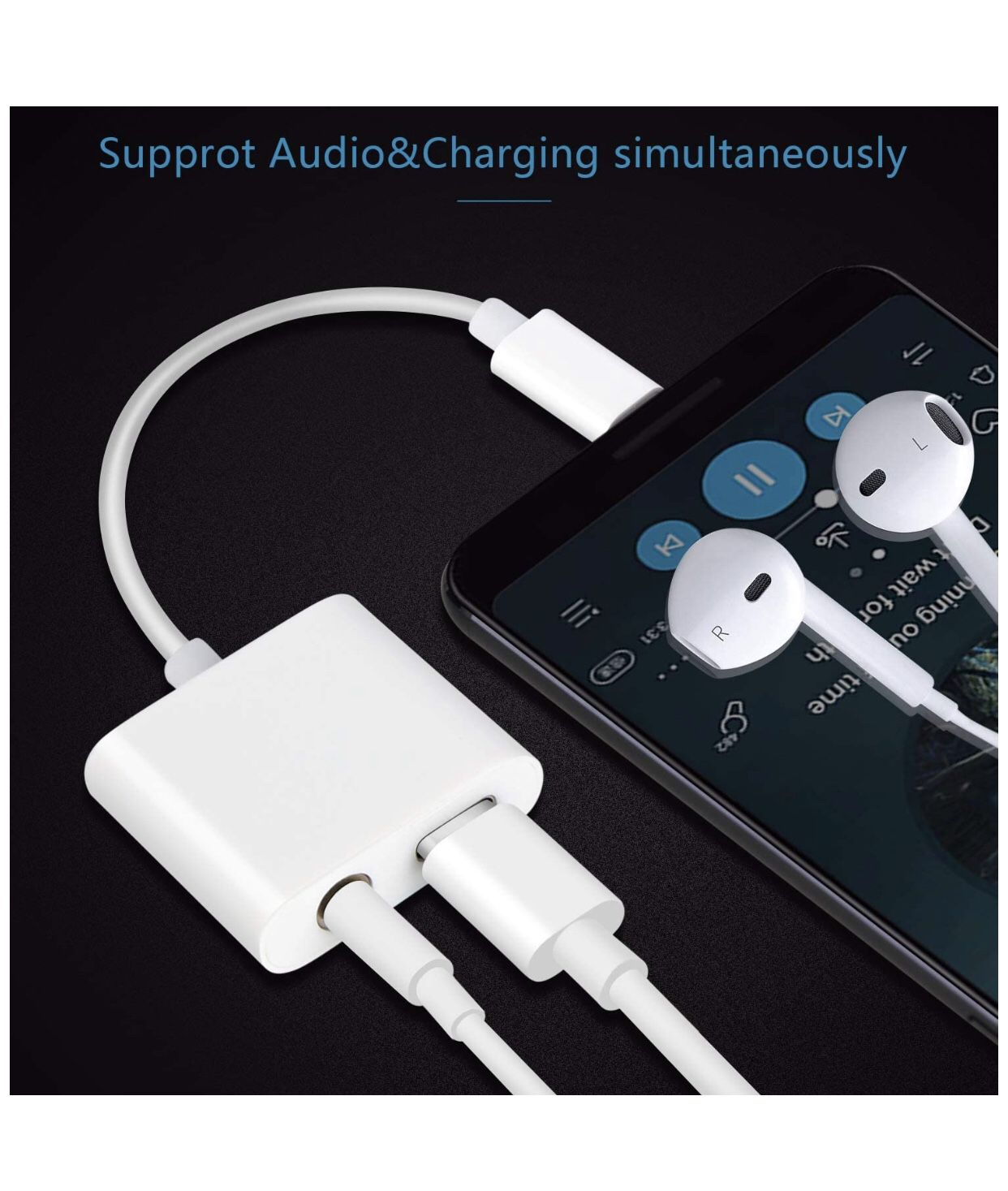USB C HI-RES AUDIO FAST CHARGER ADAPTER