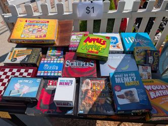Lot of Used Board Games $1 Each