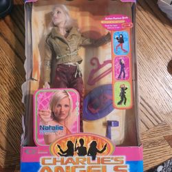 Jakks Pacific Charlies Angels NATALIE CAMERON DIAZ Doll 2 Signature Looks
