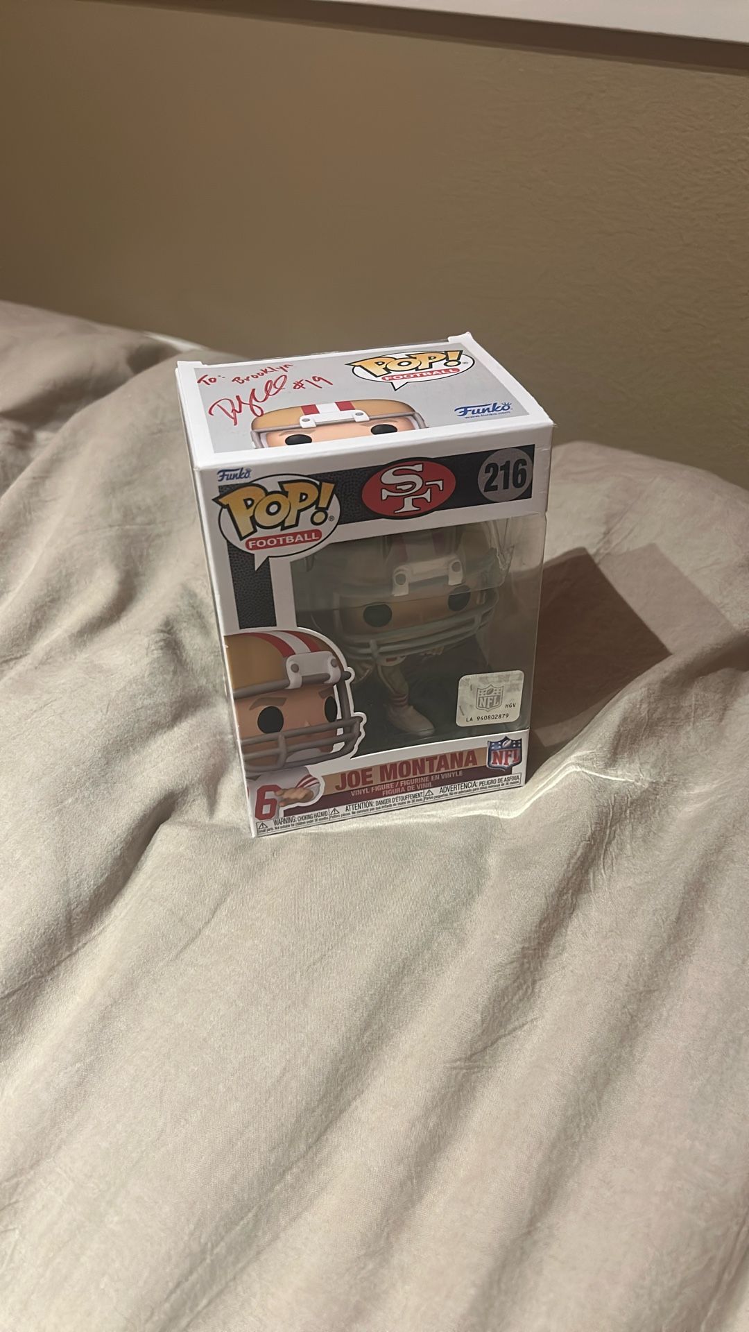 Joe Montana Pop Figure