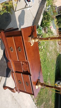 Night table in 2 lamp