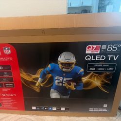 New 85” TCL Smart TV 