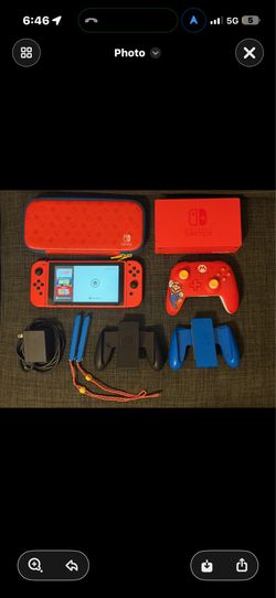 Nintendo Switch Mario Red & Blue Edition