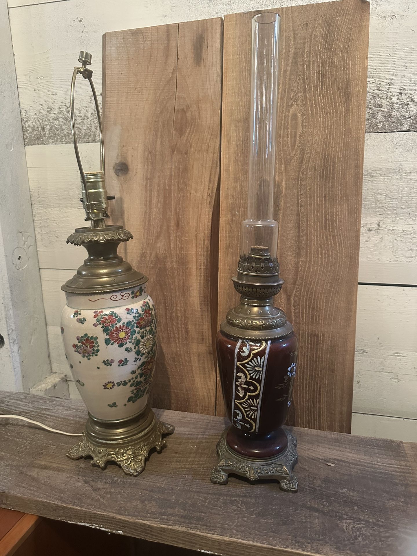 French Antique Lamps