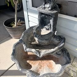 Concrete Garden Fountain