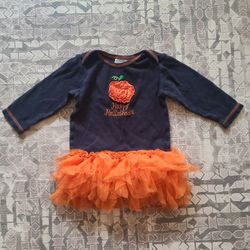 18M Koala Kids Girl Long Sleeve Happy Halloween Tutu