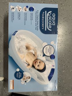3 in1 baby scale，thermometer and tub