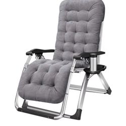 Zero Gravity Chairs Adjustable Sun Loungers Sunbed Relaxer Recliner Sling Chairs for Patio Yard Pool Multifunction with Padded Cotton Pad Breathable B