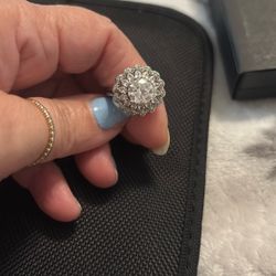 2CTTW MOISSANITE AJUSTABLE RING