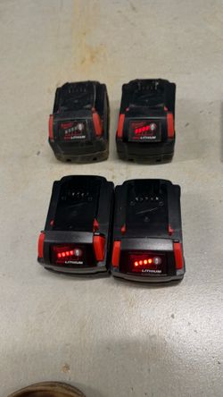 Milwaukee batteries